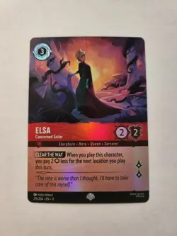 Disney Lorcana Elsa Concerned Sister 215/204 Epic Winterspell epic holo - Image 1
