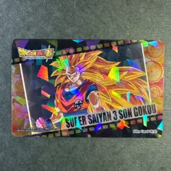 S2243 Son Goku SS3 Holo Japanese Dragon Ball Super Film Clear Card 2015 - Image 1