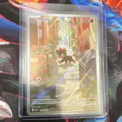Pokemon Litleo 139/132 Me01: Mega Evolution Illustration Rare Full Art Holo Card - Image 1