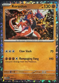 Koraidon 8/15 - 2024 Pokemon TCG Holo McDonalds Promo - NM/M Card - Image 1