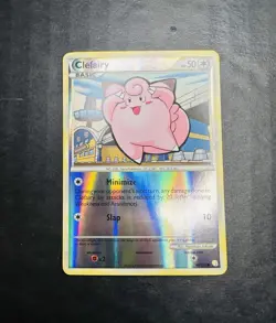 Pokemon TCG Single Card Clefairy Reverse Holo 60/123 HeartGold & SoulSilver 2010 - Image 1
