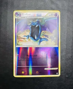 Pokemon TCG Single Card Golbat Reverse Holo 30/95 HGSS Unleashed 2010 - Image 1