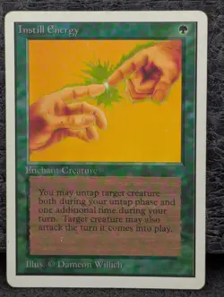 MP - Instill Energy - Unlimited - Magic the Gathering Moderately Played MTH - Image 3