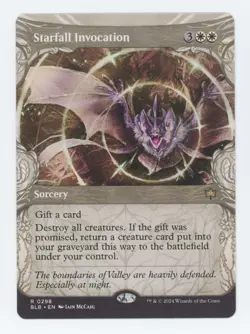 Starfall Invocation (Showcase) Foil - 0298 - Bloomburrow MTG (BLB) - R - Image 1