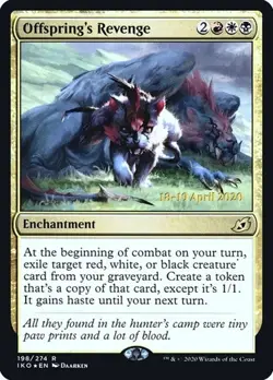 2x Offspring's Revenge - Foil Prerelease Promo IKO NM MTG - Image 1