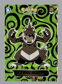 Pokemon Alpha Omega Card Dark Shadow Set- FERALIGATR *GOLD HOLO* - Image 1