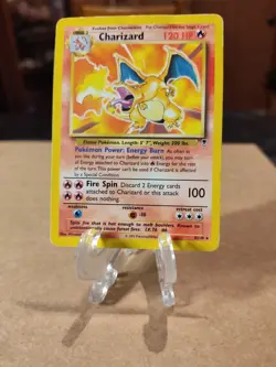 2002 Charizard Pokemon Legendary Collection #3 Non-holo Great Condition - Image 2
