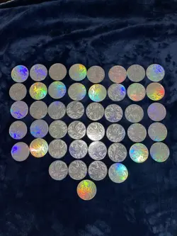 Mega Charizard X EX UPC Metal Coin (45) Lot of 45 - Pokemon - Image 1