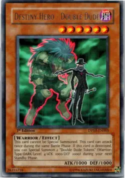 Destiny Hero - Double Dude #DP05-EN005 Yugioh Lightly played 1st Edition - Image 1
