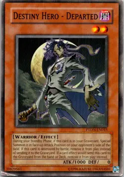 Destiny Hero - Departed PTDN-EN015 Yu-Gi-Oh! Heavy Play Unlimited - Image 1