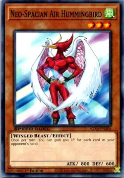 Neo-Spacian Air Hummingbird SGX4-ENA08 Yu-Gi-Oh! NM 1st Edition - Image 1