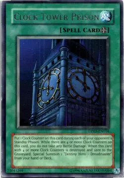 Clock Tower Prison #DP05-EN016 Yugioh Lightly played Unlimited - Image 1