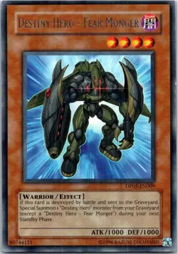 Destiny Hero #DP05-EN009 Yugioh Lightly played Unlimited - Image 1