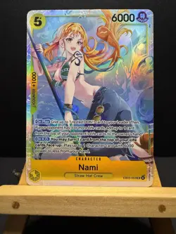 One Piece TCG Nami 053 EB03-053 Extra Booster Heroines Edition SR English NM - Image 1