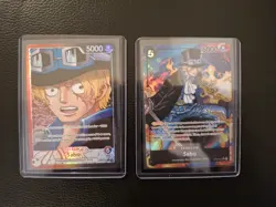 One Piece Sabo Alt Art leader OP 13 & Sabo Alt Art OP04. Near Mint - Image 3