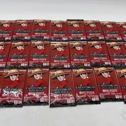Lot 30 One Piece Carrying On His Will OP-13 30 Booster Packs Lot English G - Image 3