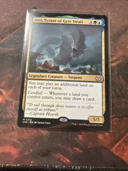 Magic the Gathering TCG - Aesi, Tyrant of Gyre Strait (Mythic Card) - Image 1