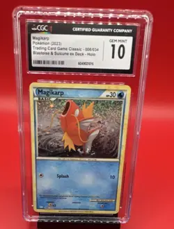 Magikarp 006/034 Trading Card Game Classic CGC 10 Gem Mint Holo Pokemon - Image 1