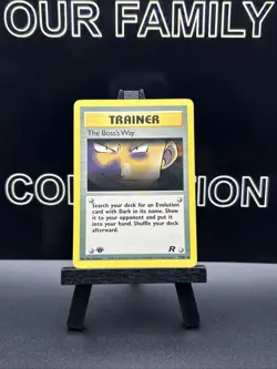 The Boss's Way 73/82 - 1st Edition Team Rocket Vintage Pokemon Card - Regular NM - Image 1