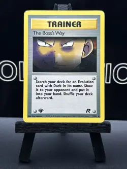 The Boss's Way 73/82 - 1st Edition Team Rocket Vintage Pokemon Card - Regular NM - Image 2