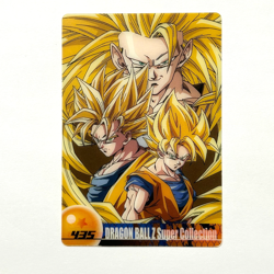 S3261 Son Goku Super Saiyan Japanese Dragon Ball Z x Morinaga Clear Card 435 - Image 1