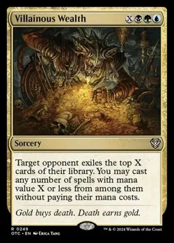 2x Villainous Wealth OTJC NM MTG - Image 1