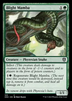 1 x Blight Mamba - Commander: Phyrexia: All Will Be One - NM-Mint - MTG - Image 1