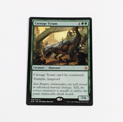 MAGIC MTG CCG Ixalan CARNAGE TYRANT Mythic Rare LP/EX+ - Image 1