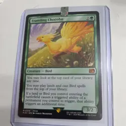 0210 Traveling Chocobo Magic The Gathering Final Fantasy Mythic non-foil - Image 1