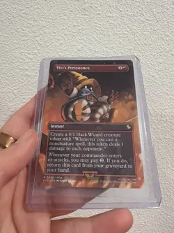 MTG Vivi's Persistence (Borderless) [FINAL FANTASY Commander] Foil Near Mint Mag - Image 1