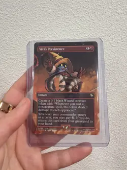 MTG Vivi's Persistence (Borderless) [FINAL FANTASY Commander] Foil Near Mint Mag - Image 2