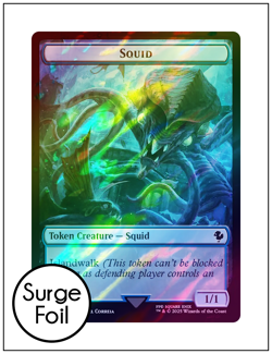 1x Spirit || Squid Token, Surge Foil, Final Fantasy, Magic MTG NM - Image 2