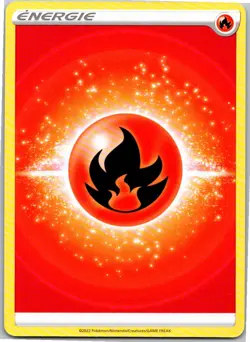 2023 Pokemon Sword & Shield - Crown Zenith Fire Energy SWSH12.5 Rare Ultra #153 - Image 1