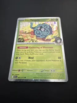 Pokemon Erika's Tangela Ascended Heroes Cosmos Holo 007/217 - Image 2