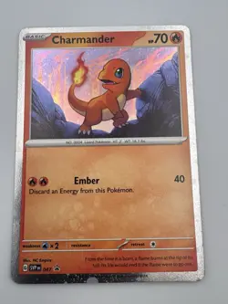 Charmander Cosmos Holo NM SVP Black Star Promo 047 Pokemon Card - Image 2