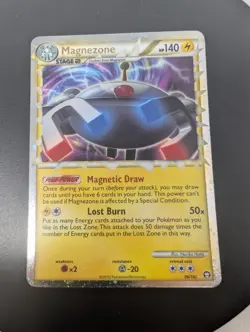 2010 MAGNEZONE PRIME HOLO 96/102 POKEMON HEARTGOLD & SOULSILVER TRIUMPHANT NM - Image 4