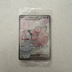 Pokemon TCG Journey Together Black Star Promo Lillie’s Clefairy ex SVP195 Sealed - Image 1