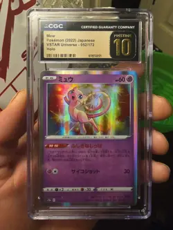 Mew Holo 2022 Japanese VSTAR Universe 052/172 CGC 10 Pristine -Pokemon- - Image 1
