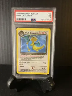 2000 Pokemon Rocket Dark Dragonite 22/82 PSA 7 - Image 1