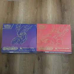 Pokemon Center Exclusive Scarlet and Violet Base ETB Set of 2 - New/Sealed - Image 1