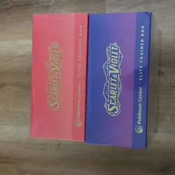 Pokemon Center Exclusive Scarlet and Violet Base ETB Set of 2 - New/Sealed - Image 2