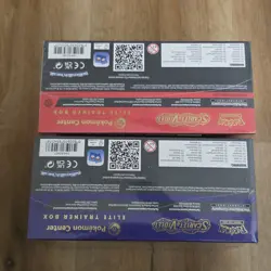 Pokemon Center Exclusive Scarlet and Violet Base ETB Set of 2 - New/Sealed - Image 4