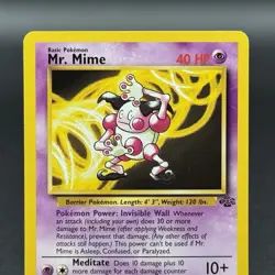 Pokemon TCG Mr. Mime Jungle 22/64 Rare Unlimited NM - Image 2