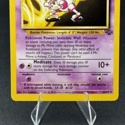 Pokemon TCG Mr. Mime Jungle 22/64 Rare Unlimited NM - Image 3