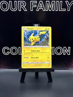 Pokemon - Pikachu SM81 Cosmo Holo Promo Sun & Moon HP - Image 1