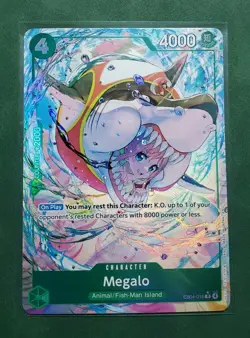 Megalo EB04-018 R ALT ART - The Azure Sea's Seven ENGLISH OP14 One Piece - Image 1