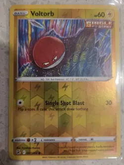 Voltorb Reverse Holo 087/264 Fusion Strike NM Pokemon Tcg Card - Image 1