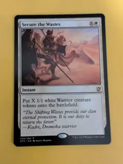 Secure the Wastes. DTK Instant Rare Magic the Gathering Card. - Image 2