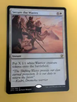 Secure the Wastes. DTK Instant Rare Magic the Gathering Card. - Image 3