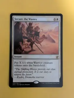 Secure the Wastes. DTK Instant Rare Magic the Gathering Card. - Image 4
